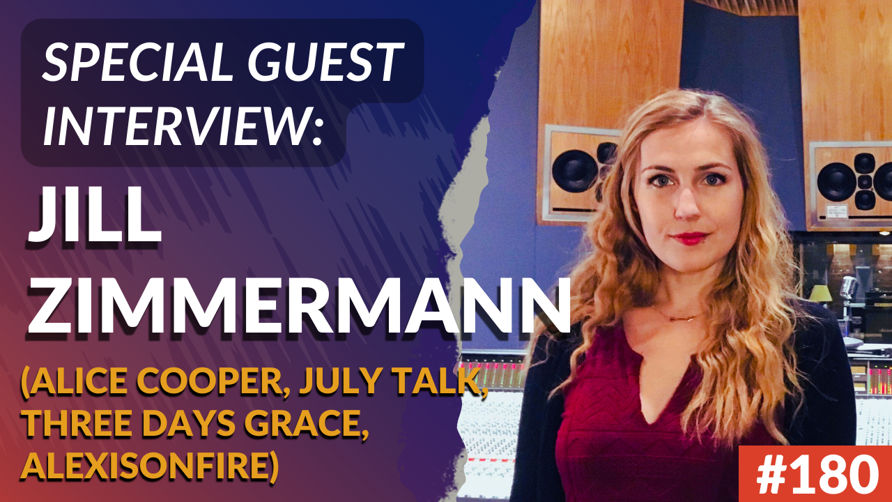 Jill Zimmermann (Alice Cooper, July Talk, Three Days Grace, Alexisonfire)