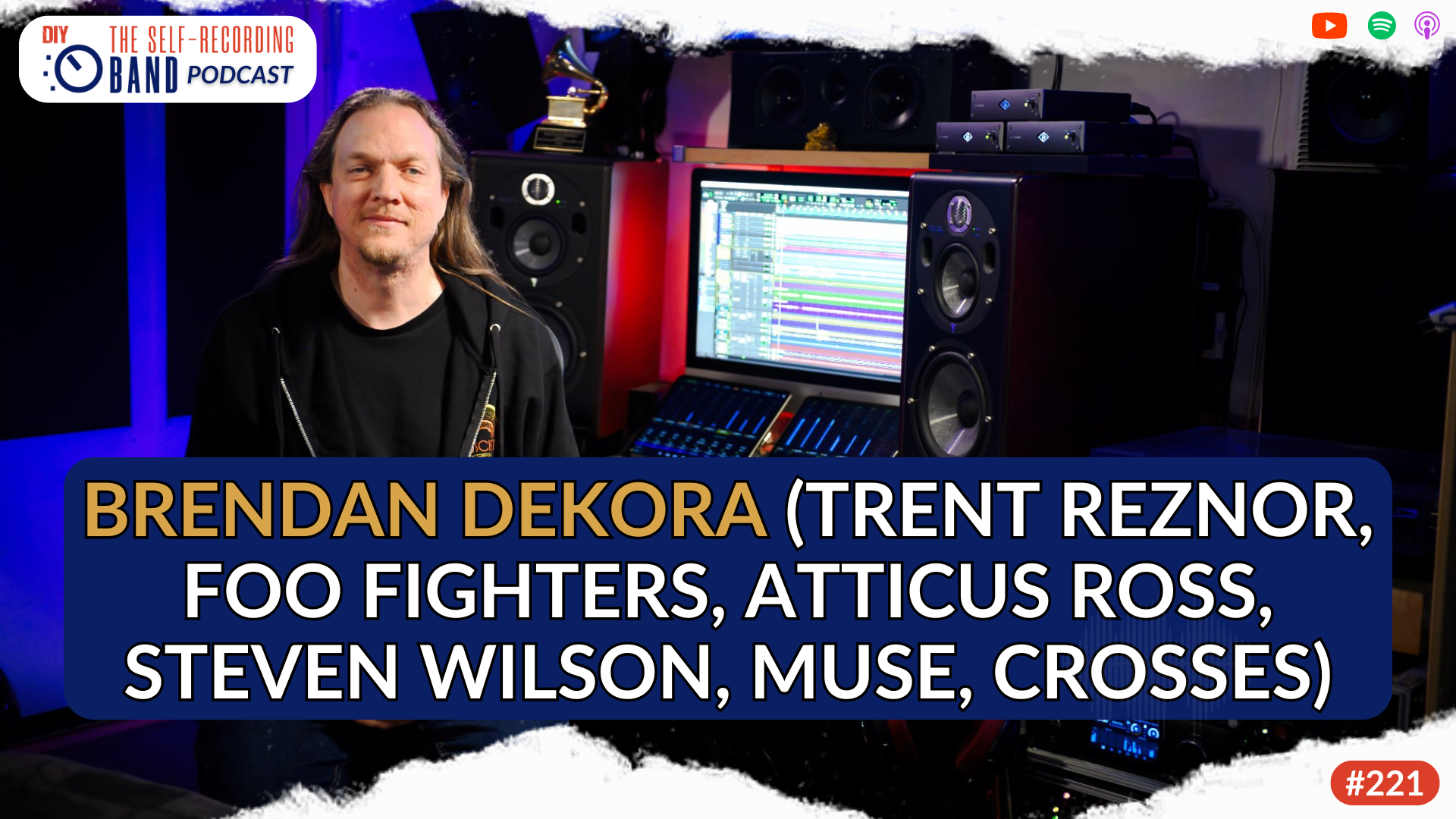 221: Brendan Dekora (Trent Reznor, Foo Fighters, Atticus Ross, Steven Wilson, Muse, Crosses)